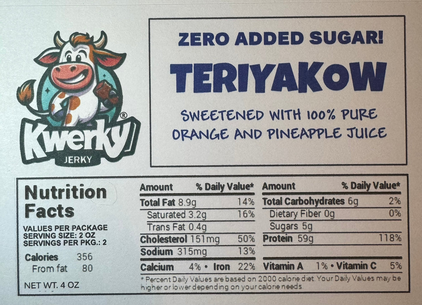 Teriyakow… Teriyaki Flavor with Orange and Pineapple